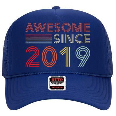 5 Year Old Bday Decorations Son Boy 5yr 2019 10th Birthday High Crown Mesh Back Trucker Hat