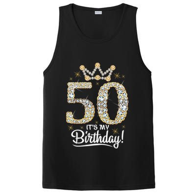 50 years old It's my Birthday Wo 50th Birthday PosiCharge Competitor Tank