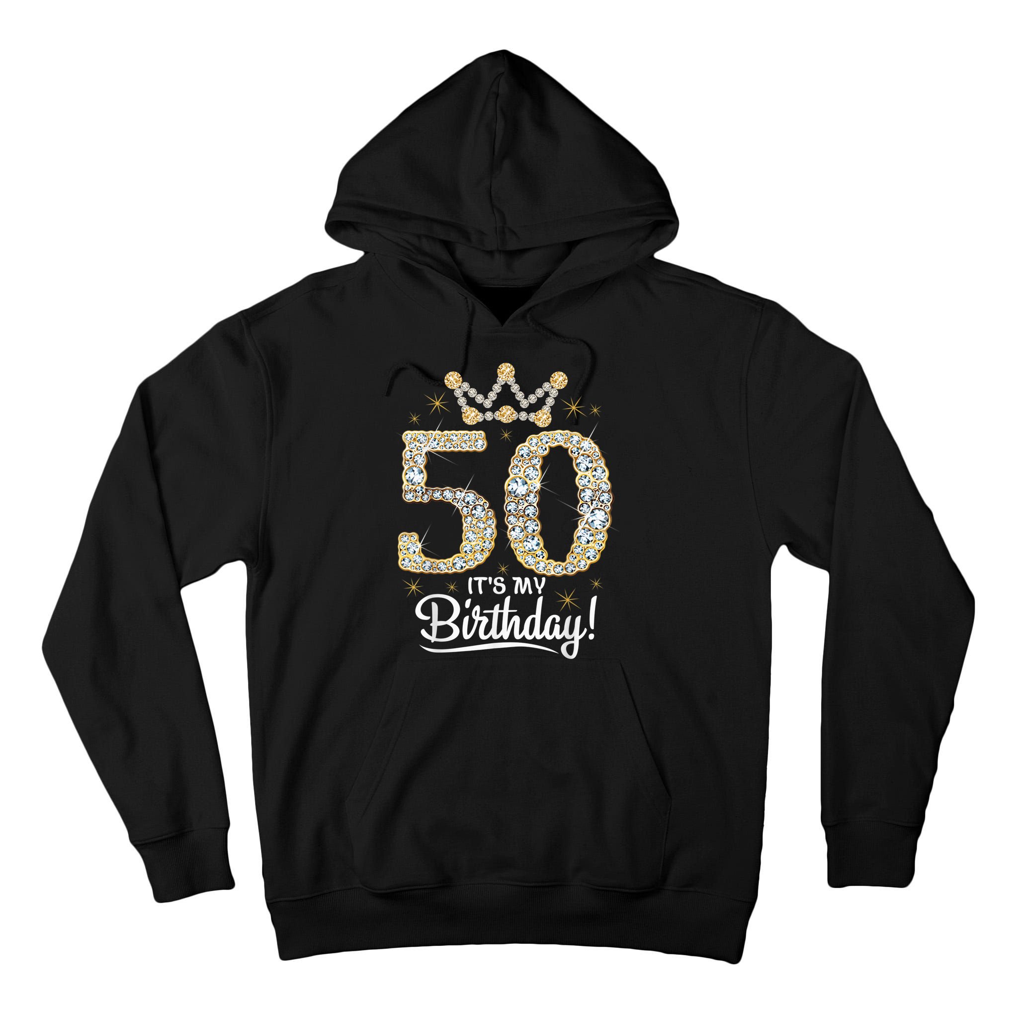 50 years old It's my Birthday Wo 50th Birthday Tall Hoodie