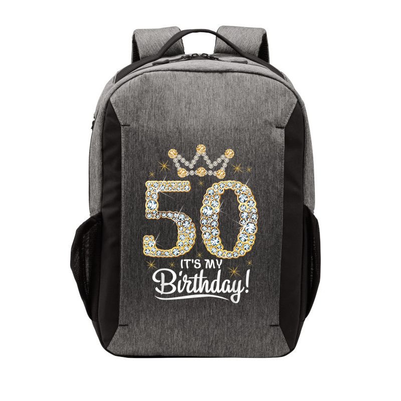 50 years old It's my Birthday Wo 50th Birthday Vector Backpack