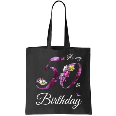 50 Year Old Shirt Floral 1973 It's My 50th Birthday Gift Bag