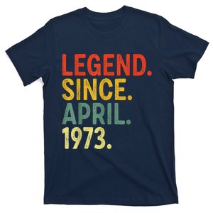 50 Year Old Legend Since April 1973 50th Birthday T-Shirt