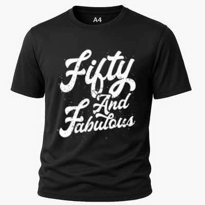 50 Years Old Gift 50 & Fabulous 50th Birthday Performance Shirt