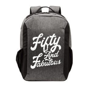 50 Years Old Gift 50 & Fabulous 50th Birthday Vector Backpack