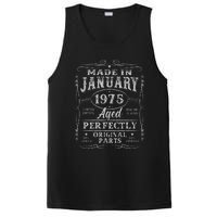 50 Years Old Made In January 1975 Vintage 50th Birthday Gift PosiCharge Competitor Tank