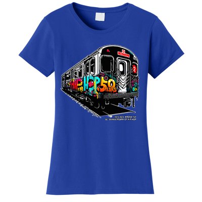 50 Years of HipHop Bronx Subway Graffiti 50th Anniversary Women's T-Shirt