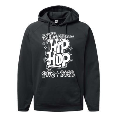 50 Years Old 50th Anniversary Of Hip Hop Graffiti Hip Hop Performance Fleece Hoodie