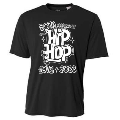 50 Years Old 50th Anniversary Of Hip Hop Graffiti Hip Hop Cooling Performance Crew T-Shirt