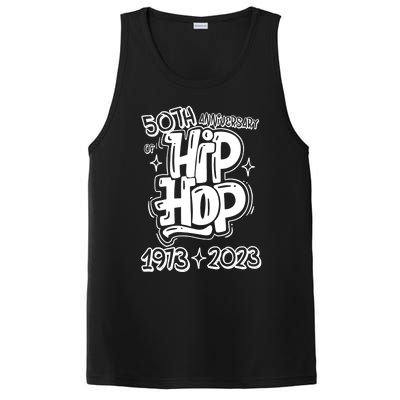 50 Years Old 50th Anniversary Of Hip Hop Graffiti Hip Hop PosiCharge Competitor Tank