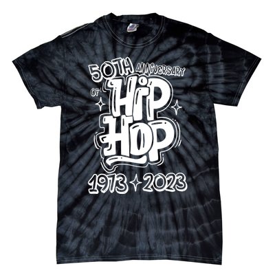 50 Years Old 50th Anniversary Of Hip Hop Graffiti Hip Hop Tie-Dye T-Shirt