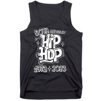 50 Years Old 50th Anniversary Of Hip Hop Graffiti Hip Hop Tank Top