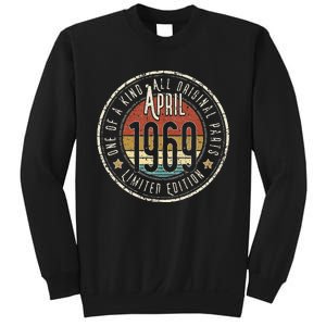 54 Year Old April 1969 Limited Edition 54th Birthday Sweatshirt