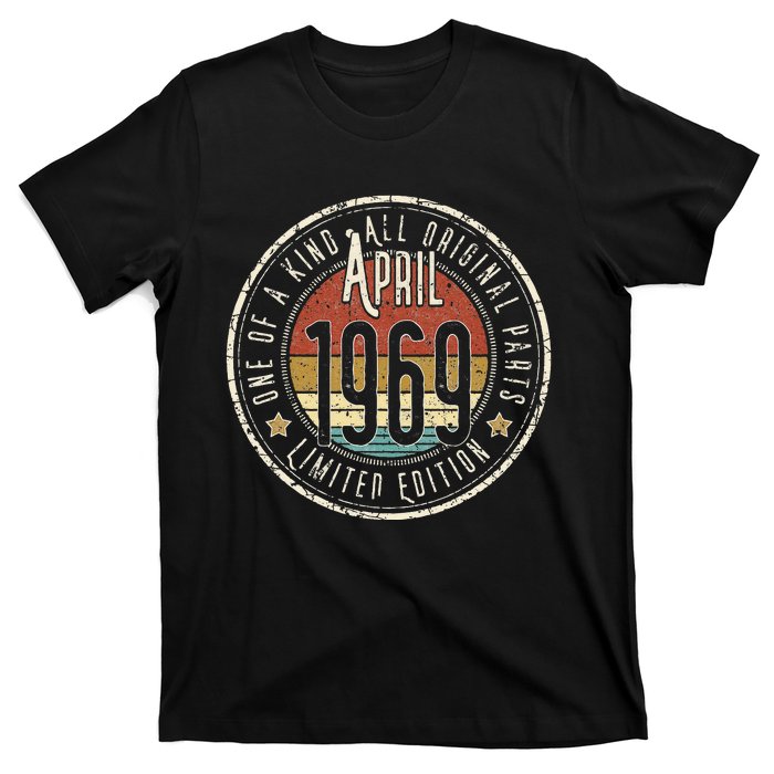 54 Year Old April 1969 Limited Edition 54th Birthday T-Shirt