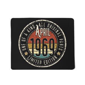 54 Year Old April 1969 Limited Edition 54th Birthday Mousepad