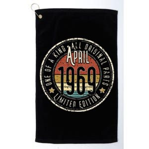 54 Year Old April 1969 Limited Edition 54th Birthday Platinum Collection Golf Towel