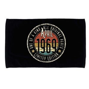 54 Year Old April 1969 Limited Edition 54th Birthday Microfiber Hand Towel