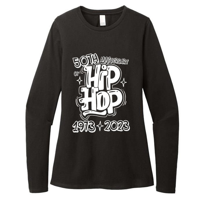 50 Years Old 50th Anniversary Of Hip Hop Graffiti Hip Hop Womens CVC Long Sleeve Shirt