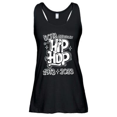 50 Years Old 50th Anniversary Of Hip Hop Graffiti Hip Hop Ladies Essential Flowy Tank