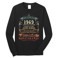 54 Year Old Awesome Since February 1969 54th Birthday Gift Long Sleeve Shirt