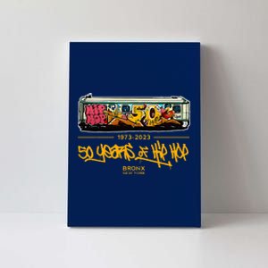 50 Years Of Hip Hop 50th Anniversary Retro Canvas