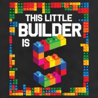 5 Year Old Building Blocks Birthday Brick 5th Gift Adult Drive Performance Visor