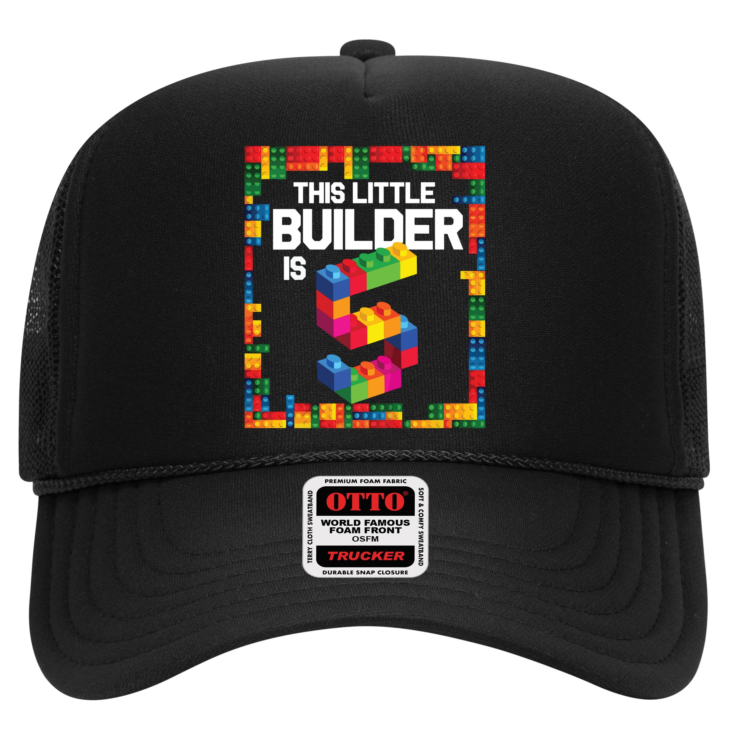5 Year Old Building Blocks Birthday Brick 5th Gift Hat