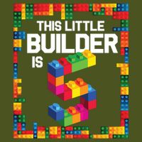 5 Year Old Building Blocks Birthday Brick 5th Gift Sustainable Bucket Hat