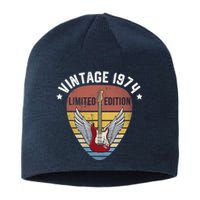 50 Years Old Vintage 1974 50th Birthday Sustainable Beanie