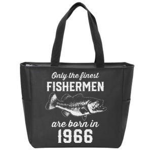 57 Year Old Fisherman Fishing 1966 57th Birthday Zip Tote Bag