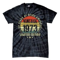 50 Year Old Vintage 1973 Limited Edition 50th Birthday Gift Ideas Tie-Dye T-Shirt