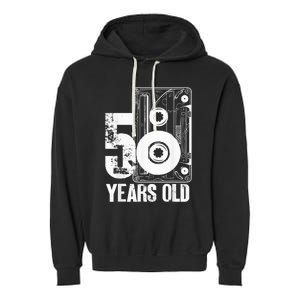 50 Years Old Outfit 50th Birthday Garment-Dyed Fleece Hoodie