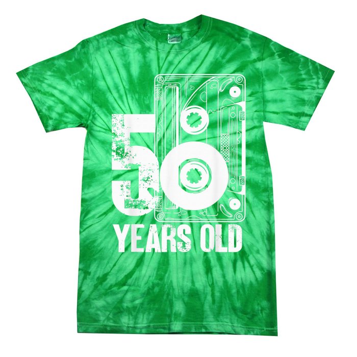 50 Years Old Outfit 50th Birthday Tie-Dye T-Shirt