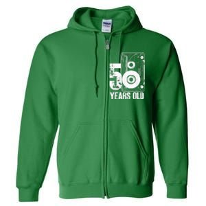 50 Years Old Outfit 50th Birthday Full Zip Hoodie