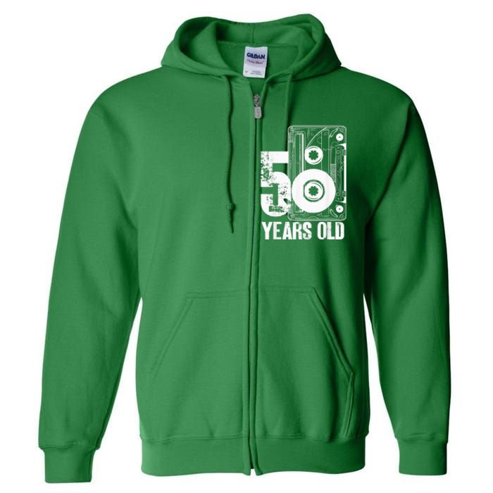 50 Years Old Outfit 50th Birthday Full Zip Hoodie