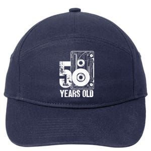 50 Years Old Outfit 50th Birthday 7-Panel Snapback Hat