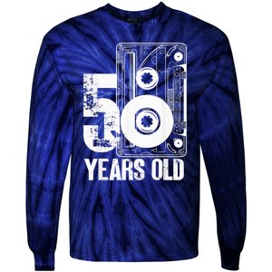 50 Years Old Outfit 50th Birthday Tie-Dye Long Sleeve Shirt