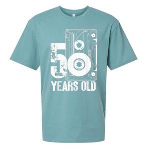 50 Years Old Outfit 50th Birthday Sueded Cloud Jersey T-Shirt