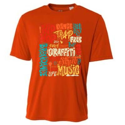 50 Years Old 50th Anniversary Of Hip Hop Graffiti Hip Hop Cooling Performance Crew T-Shirt