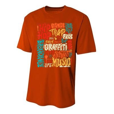 50 Years Old 50th Anniversary Of Hip Hop Graffiti Hip Hop Performance Sprint T-Shirt