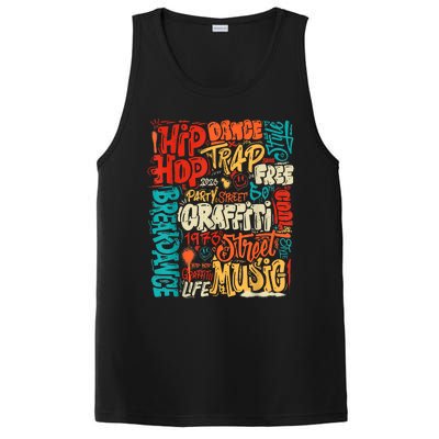 50 Years Old 50th Anniversary Of Hip Hop Graffiti Hip Hop PosiCharge Competitor Tank