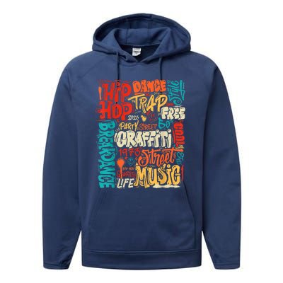 50 Years Old 50th Anniversary Of Hip Hop Graffiti Hip Hop Performance Fleece Hoodie