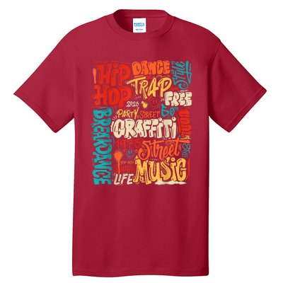 50 Years Old 50th Anniversary Of Hip Hop Graffiti Hip Hop Tall T-Shirt