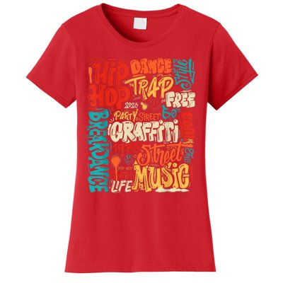 50 Years Old 50th Anniversary Of Hip Hop Graffiti Hip Hop Women's T-Shirt