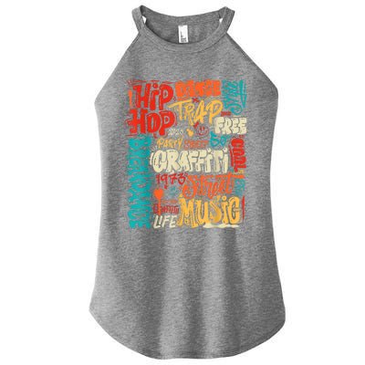 50 Years Old 50th Anniversary Of Hip Hop Graffiti Hip Hop Women’s Perfect Tri Rocker Tank