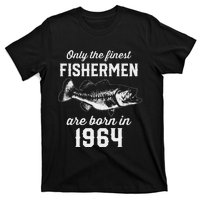 59 Year Old Fisherman Fishing 1964 59th Birthday T-Shirt