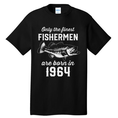 59 Year Old Fisherman Fishing 1964 59th Birthday Tall T-Shirt