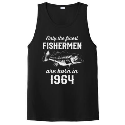 59 Year Old Fisherman Fishing 1964 59th Birthday PosiCharge Competitor Tank