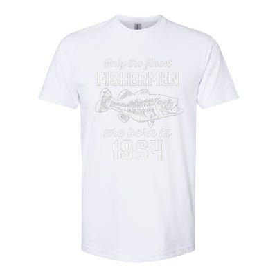 59 Year Old Fisherman Fishing 1964 59th Birthday Softstyle CVC T-Shirt