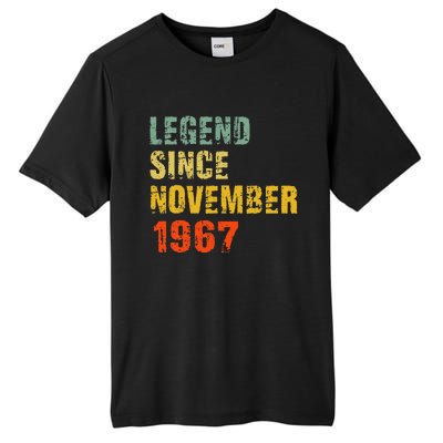 55 Year Old 55th Birthday Gifts Legend Since November 1967 Tall Fusion ChromaSoft Performance T-Shirt