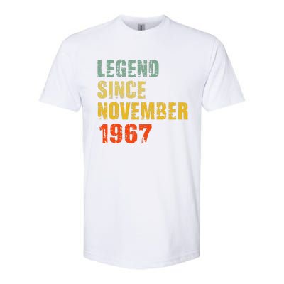 55 Year Old 55th Birthday Gifts Legend Since November 1967 Softstyle CVC T-Shirt